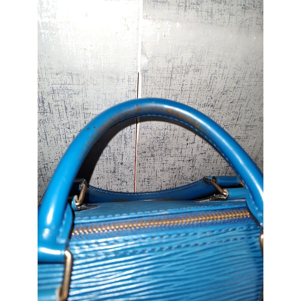 Louis Vuitton Blue Epi Leather Speedy-style top handle 30 speedy Bag - Picture 8 of 13
